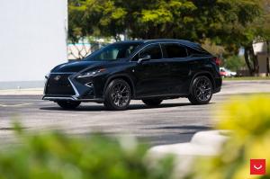 Lexus RX350 F-Sport on Vossen Wheels (VFS6) 2017 года